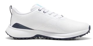Puma Fusion Grip 6 Evo mens golf shoes, white/silver