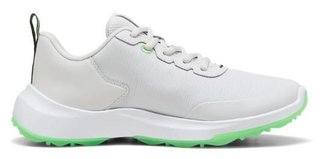 Puma Gruve Sport junior golf shoes, white/fluro green