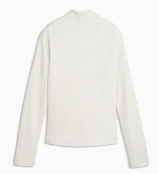 Puma Pure Textured Full-Zip women's jacket, warm white