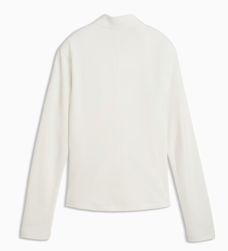 Puma Pure Textured Full-Zip women's jacket, warm white