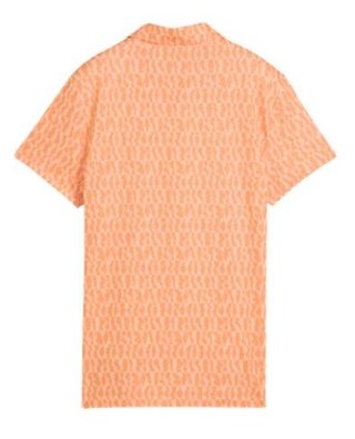 Puma Cloudspun Wavey women's polo, melon glow