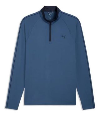 Puma Pure 3.0 1/4 Zip men's sweatshirt, dark indigo/deep navy