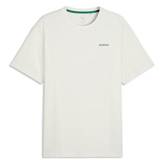 Puma 30904 men's polo, warm white/green