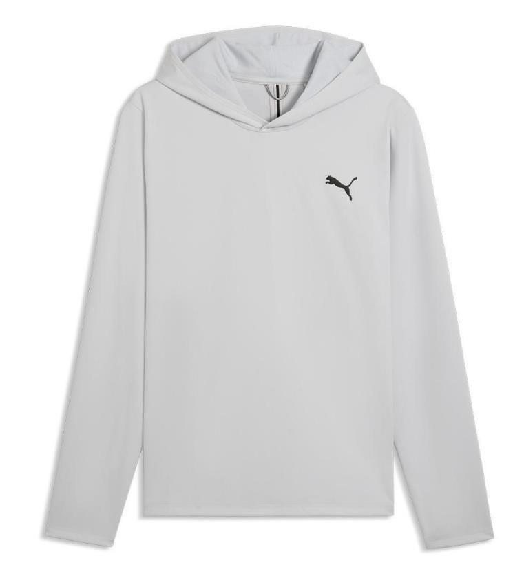 Puma Cloudspun Tech Tour men's hoodie, platinum grey