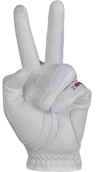 Zoom Hybrid women's golf glove, white