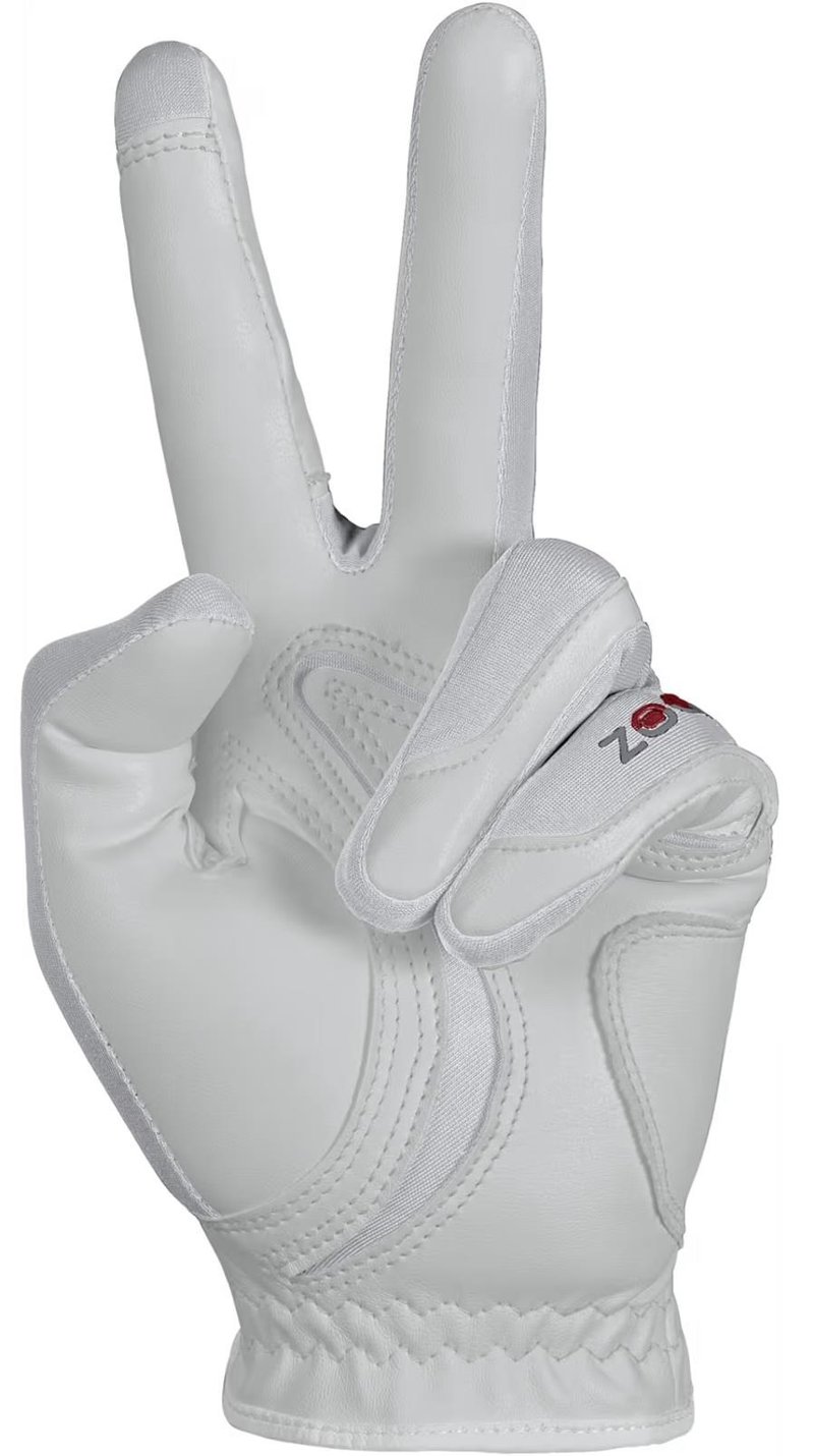 Zoom Hybrid women's golf glove, white