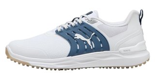 Puma IGNITE Elevate 2 mens golf shoes, white/blue