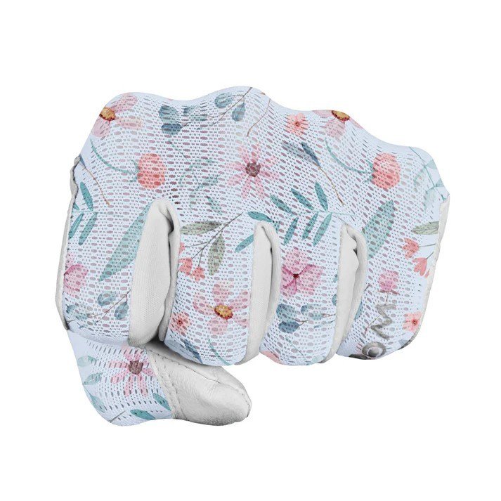 Zoom Sun Style Powernet women's glove, white/flower
