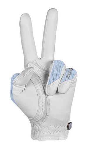 Zoom Sun Style Powernet women's glove, white/ice blue