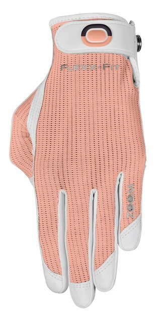 Zoom Zoom Sun Style Powernet ladies golf glove, white/orange