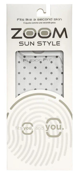 Zoom Sun Style Powernet women's glove, white/polka dot