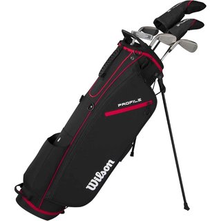 Wilson Profile Mens Golf Half Set Graphite MLH + Stand Bag