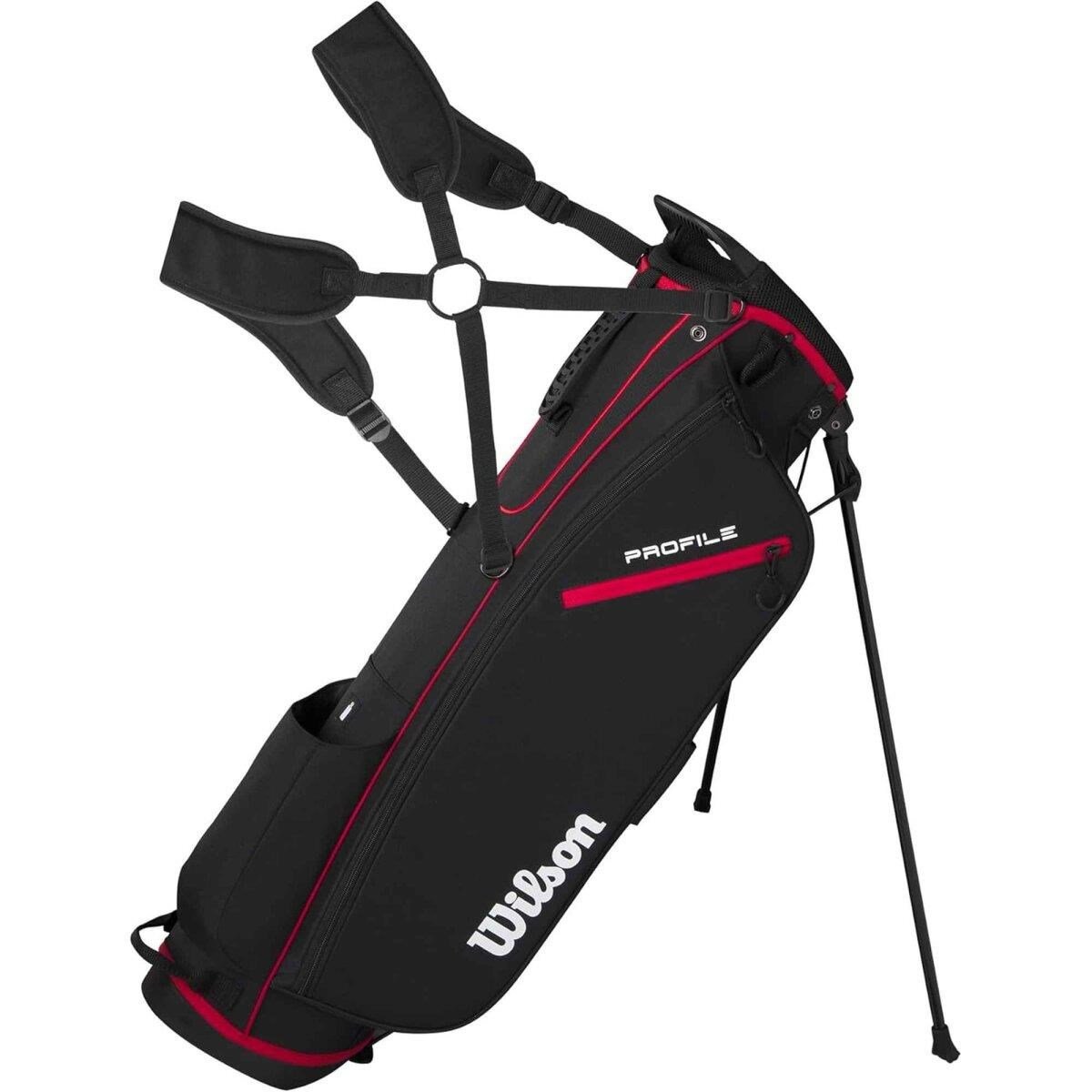Wilson Profile Mens Golf Half Set Graphite MLH + Stand Bag