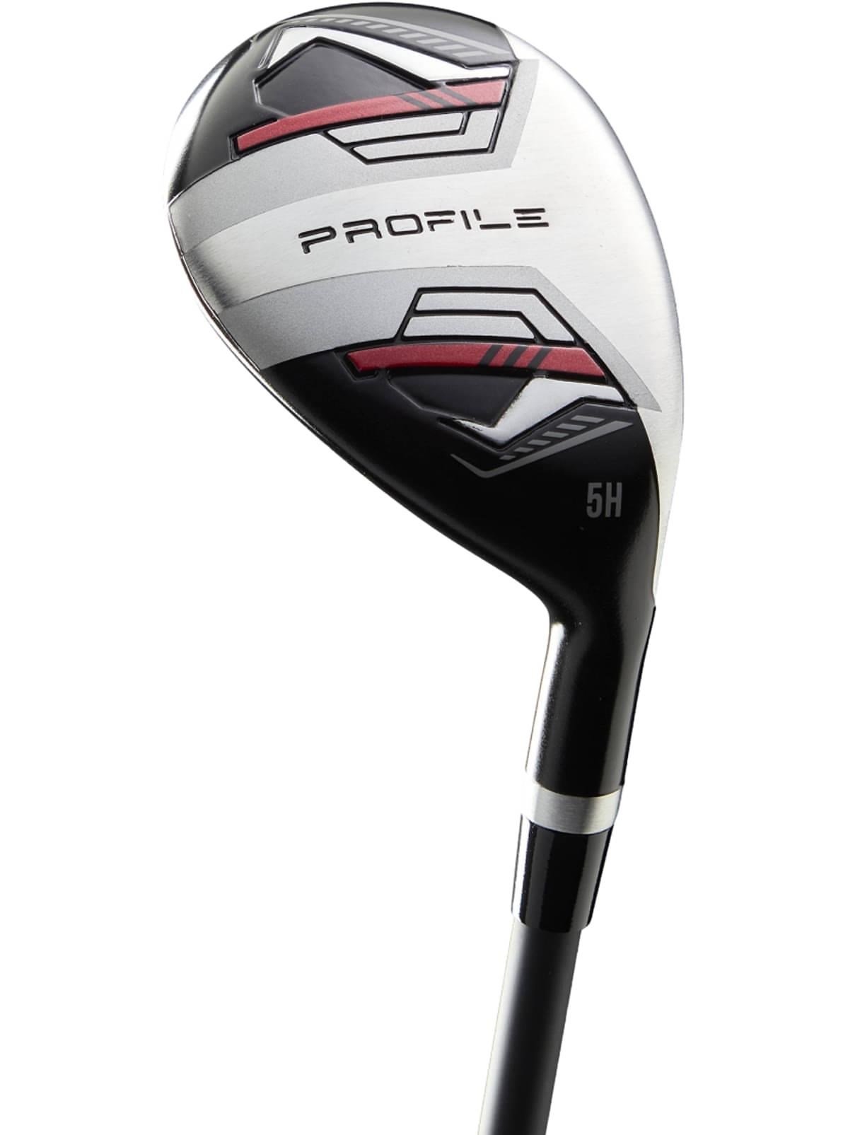 Wilson Profile Mens Golf Half Set Graphite MLH + Stand Bag