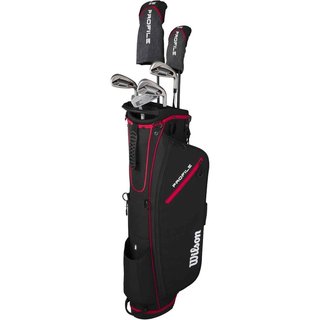 Wilson Profile Mens Golf Half Set Graphite MLH + Stand Bag