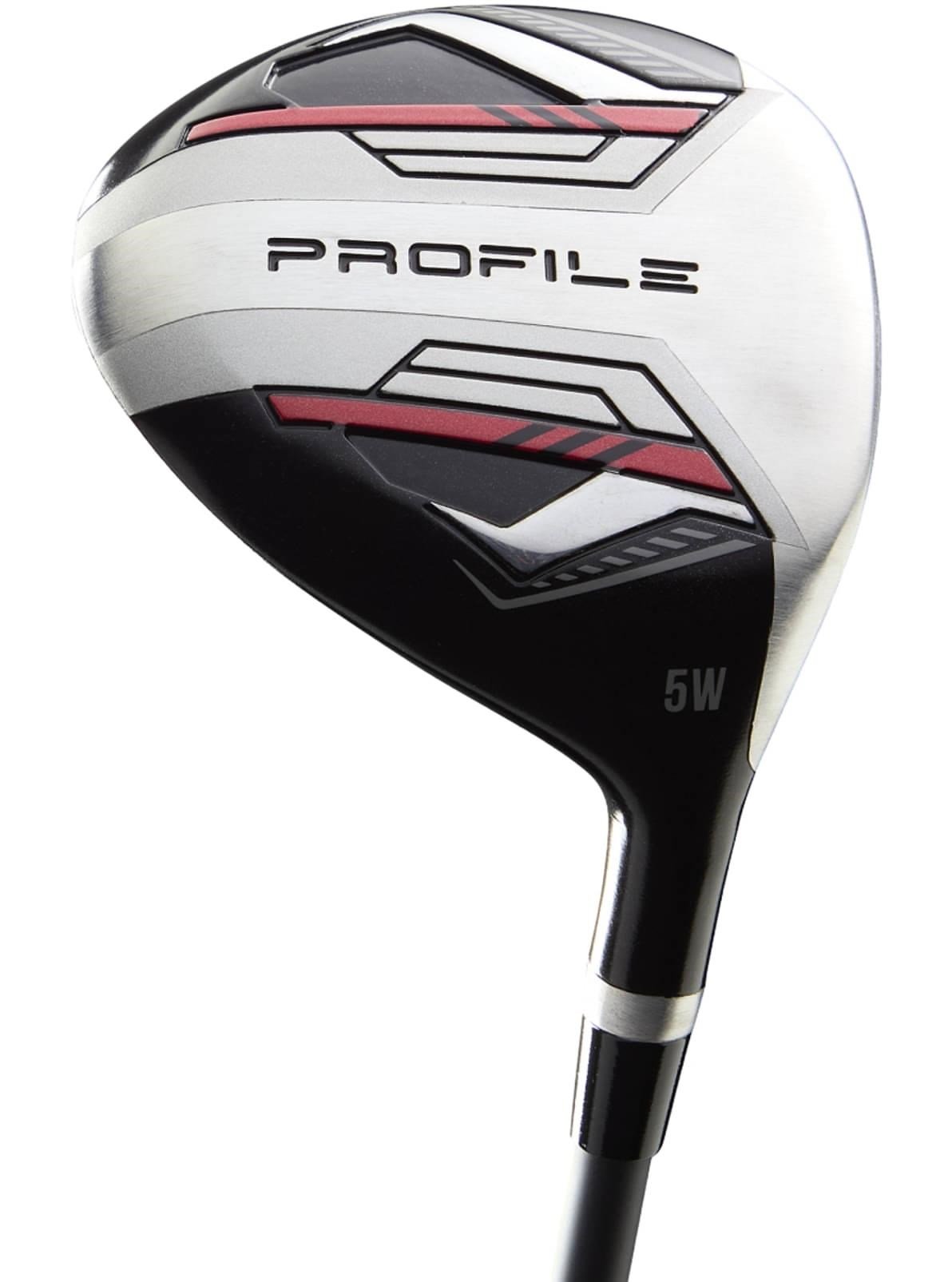 Wilson Profile Mens Golf Half Set Graphite MLH + Stand Bag