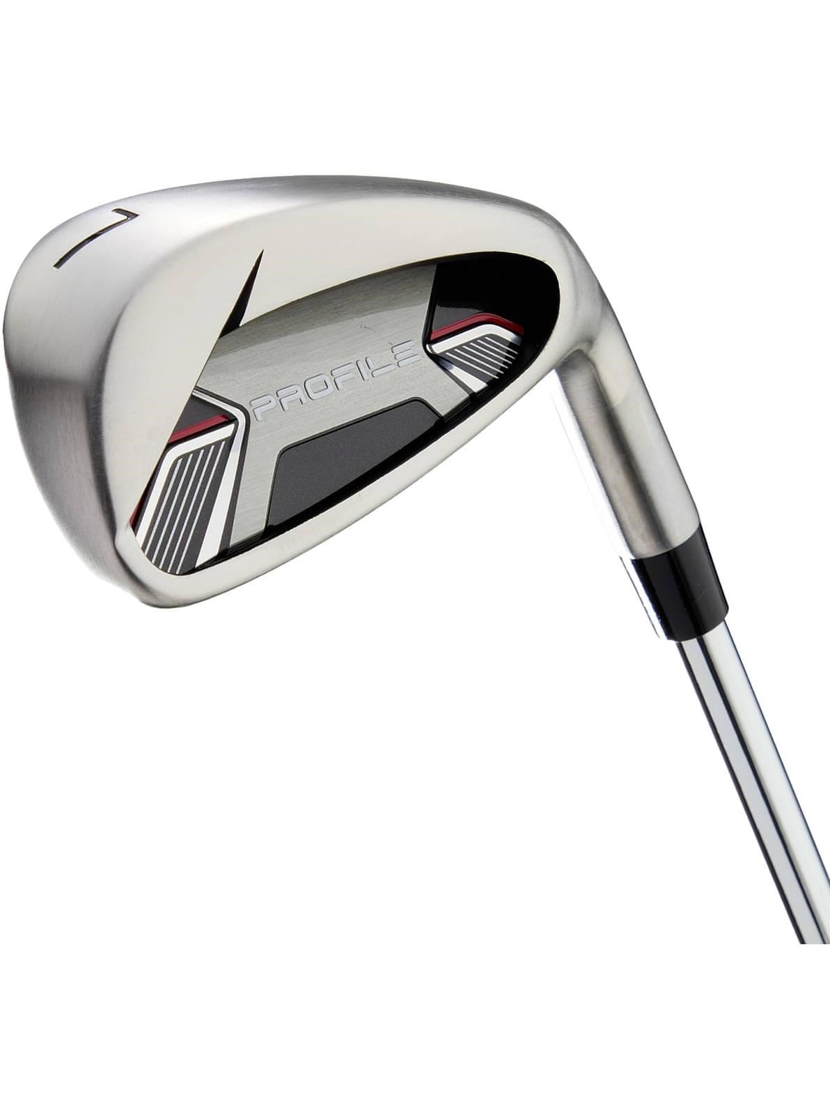 Wilson Profile Mens Golf Half Set Graphite MLH + Stand Bag