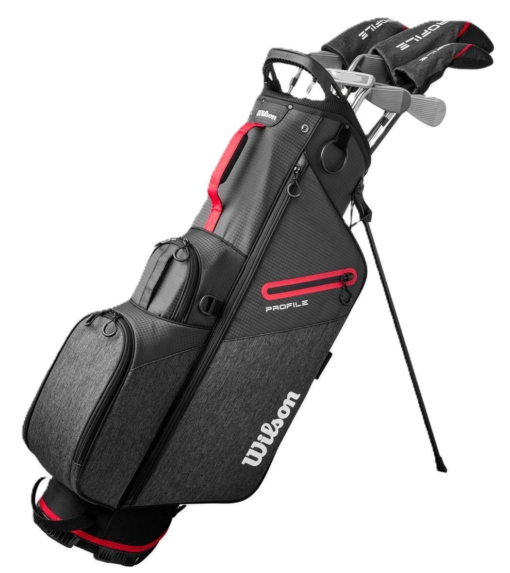 Wilson Profile Mens Golf Set Steel MRH Long +1" with Stand Bag