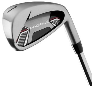 Wilson Profile Mens Golf Set, steel, MLH + stand bag, black/red/silver
