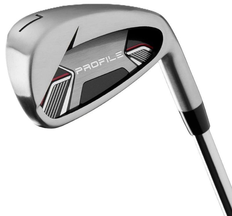 Wilson Profile Mens Golf Set, steel, MLH + stand bag, black/red/silver