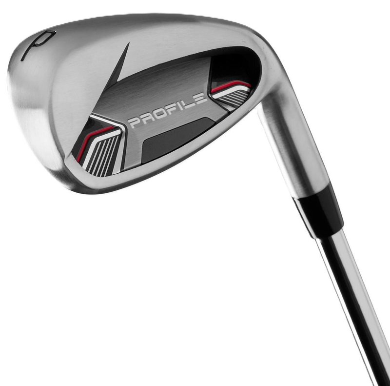 Wilson Profile Mens Golf Set, steel, MLH + stand bag, black/red/silver