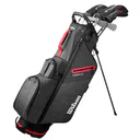 Wilson Profile Mens Golf Set, steel, MLH + stand bag, black/red/silver