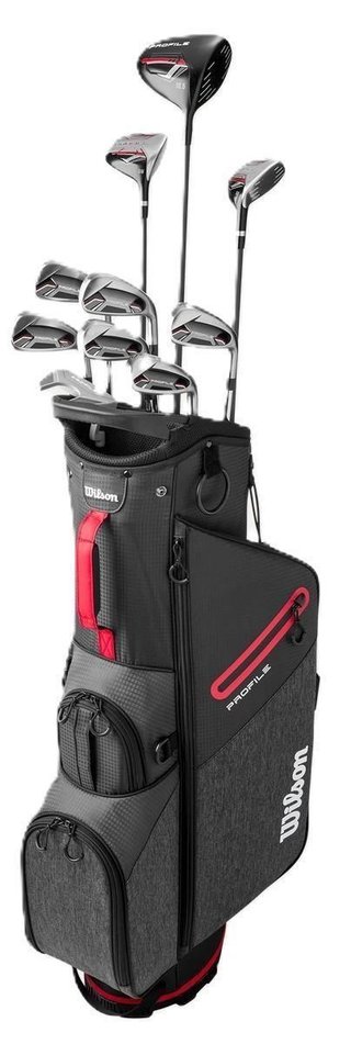 Wilson Profile Mens Golf Set (Graphite), MRH + Stand Bag