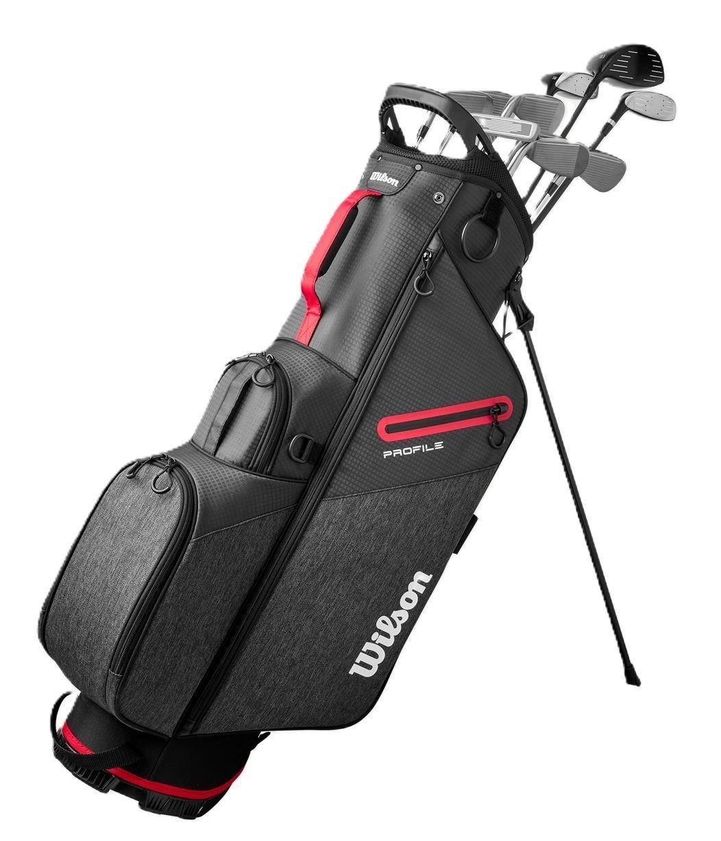 Wilson Profile Mens Golf Set (Graphite), MRH, +1" + Stand Bag