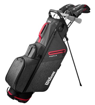 Wilson Profile Mens Golf Set (Graphite), MRH, +1" + Stand Bag