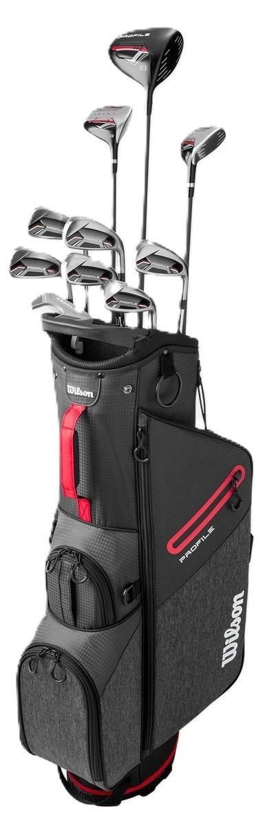 Wilson Profile Mens Golf Set (Graphite), MRH, +1" + Stand Bag