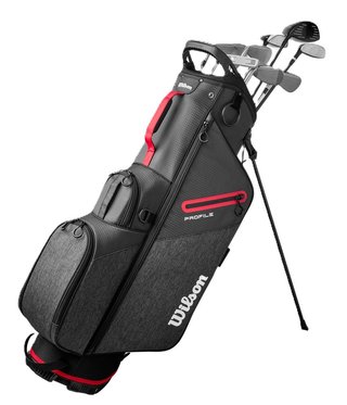 Wilson Profile Mens Golf Set Graphite MLH + Stand Bag