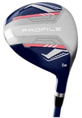 Wilson Wilson Profile Ladies Golf Set LLH + Cart Bag, Navy/Rose Gold/Silver
