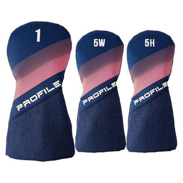 Wilson Wilson Profile Ladies Golf Set LLH + Cart Bag, Navy/Rose Gold/Silver