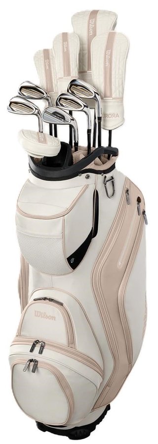 Wilson Aurora Ladies Golf Set (Graphite), LRH + Cart Bag