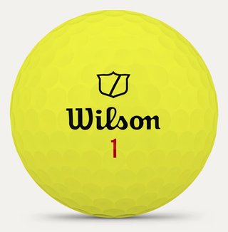 Wilson Staff Model X golf balls, yellow