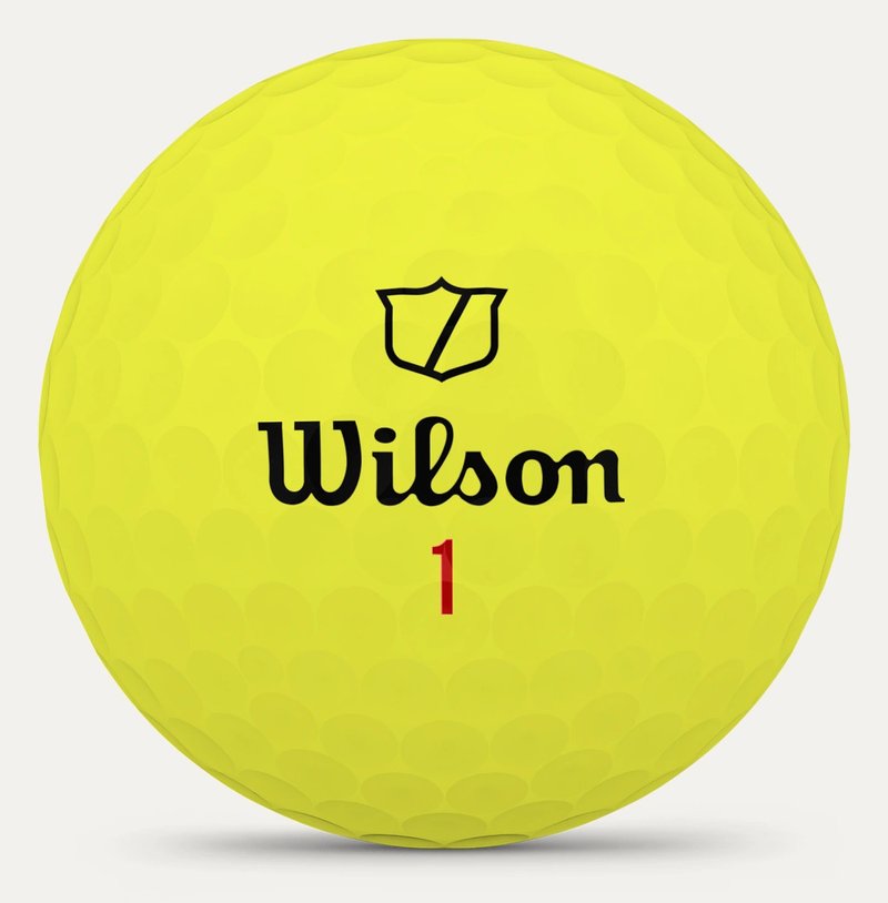 Wilson Staff Model X golf balls, yellow