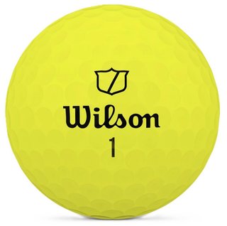 Wilson Staff Model golf balls, yellow