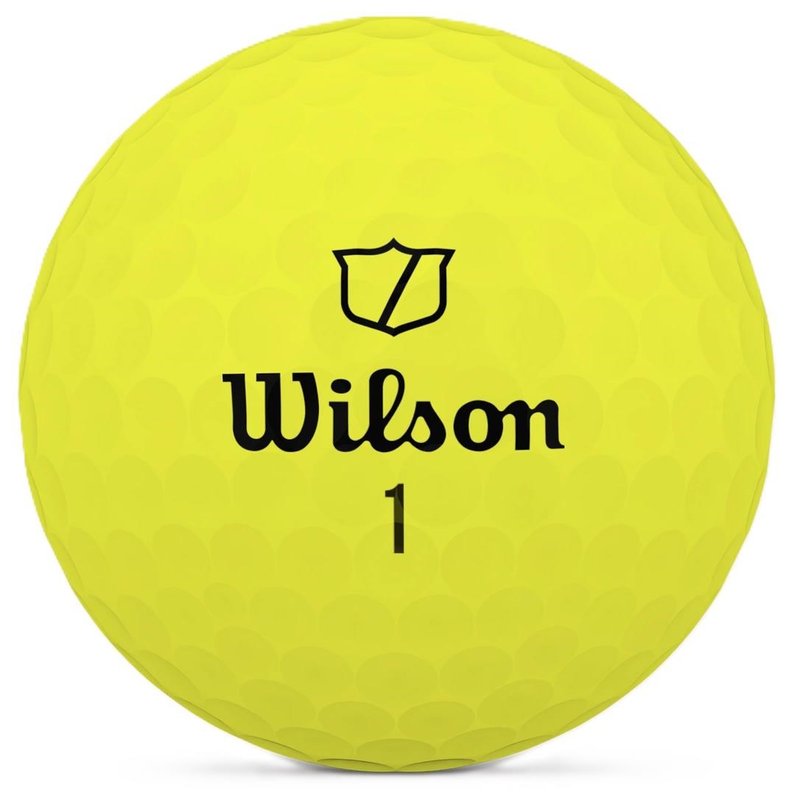 Wilson Staff Model golf balls, yellow