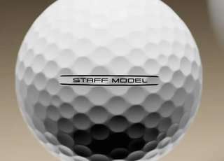 Wilson Staff Model golf balls, yellow