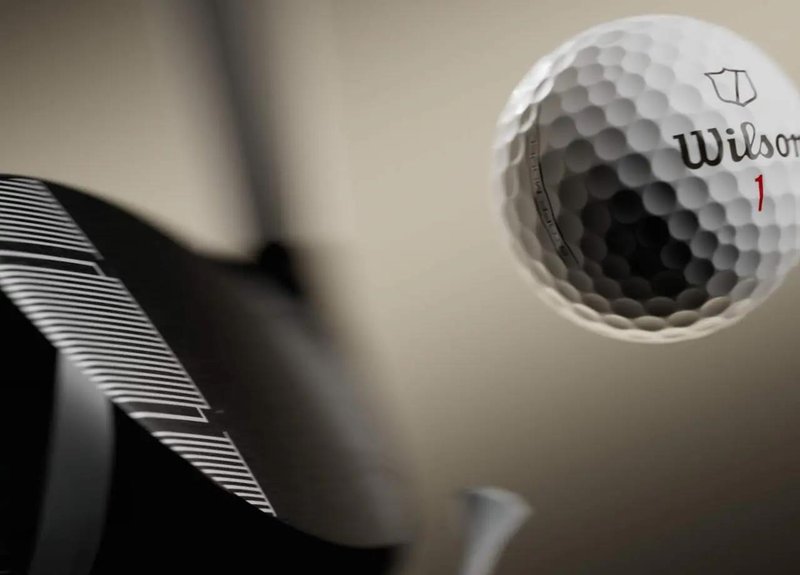 Wilson Staff Model golf balls, yellow