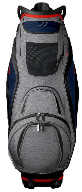 Wilson Alpine Dry cart bag, gray/navy/red