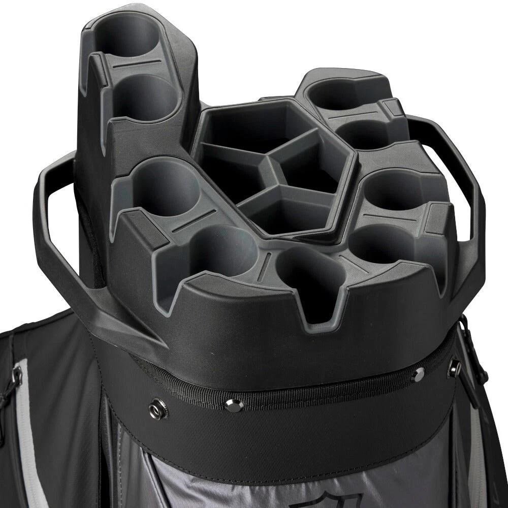 Wilson I-Lock Dry cart bag, grey/khaki/orange