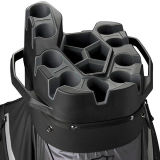 Wilson I-Lock Dry cart bag, grey/khaki/orange