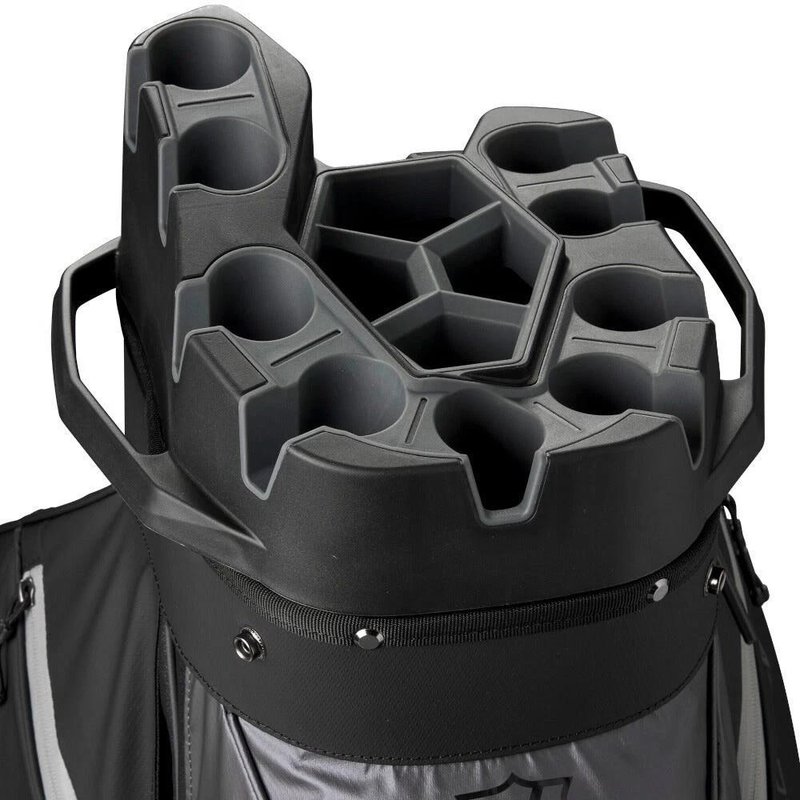 Wilson I-Lock Dry cart bag, grey/khaki/orange