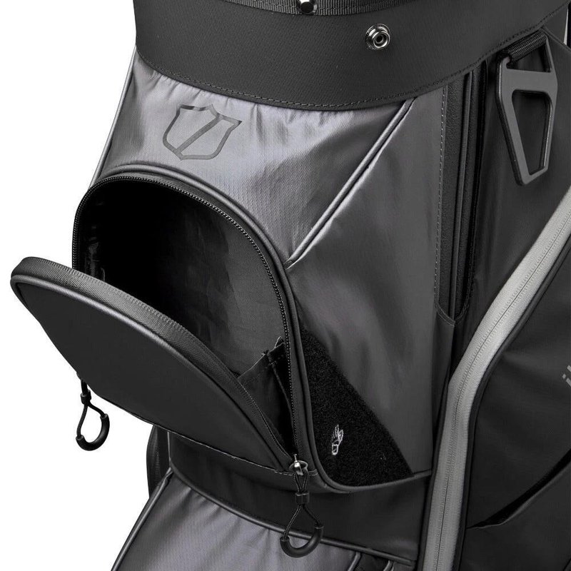 Wilson I-Lock Dry cart bag, grey/khaki/orange
