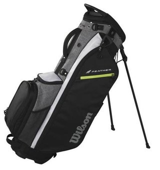 Wilson Feather stand bag, black/grey/white