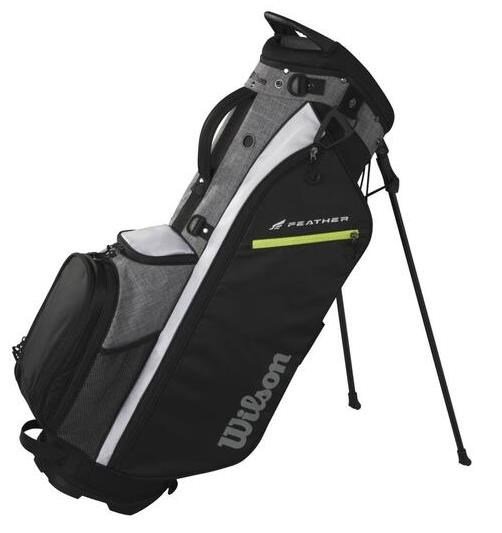 Wilson Feather stand bag, black/grey/white