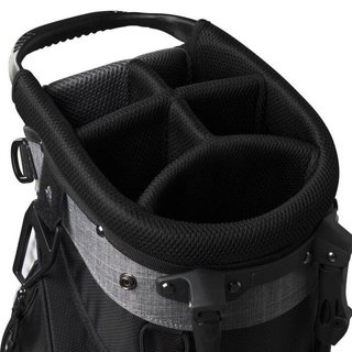 Wilson Feather stand bag, black/grey/white