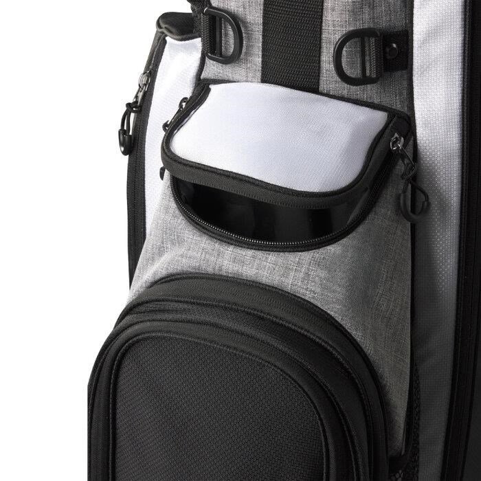 Wilson Feather stand bag, black/grey/white