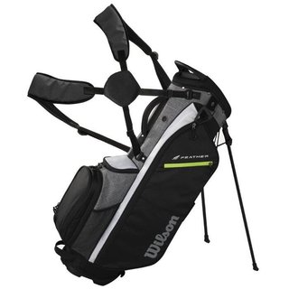 Wilson Feather stand bag, black/grey/white